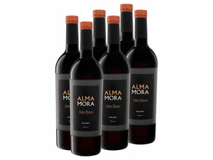 6 x 0,75-l-Flasche Weinpaket Alma Mora Select Reserve Malbec Argentinien trocken, Rotwein