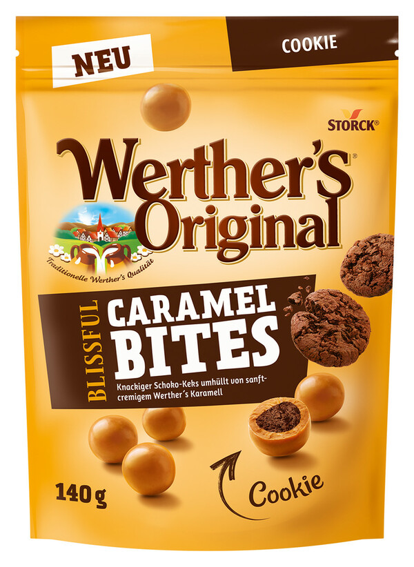 Bild 1 von Werthers Original Blissful Caramel Bites Cookie 140G