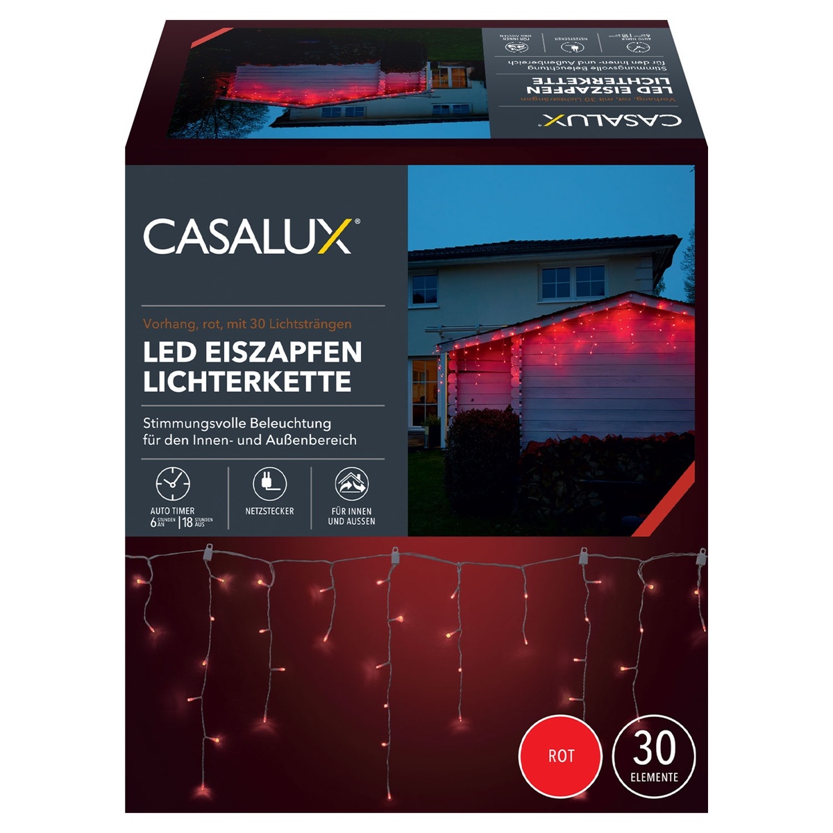 CASALUX LEDEiszapfenLichterkette von ALDI SÜD ansehen!