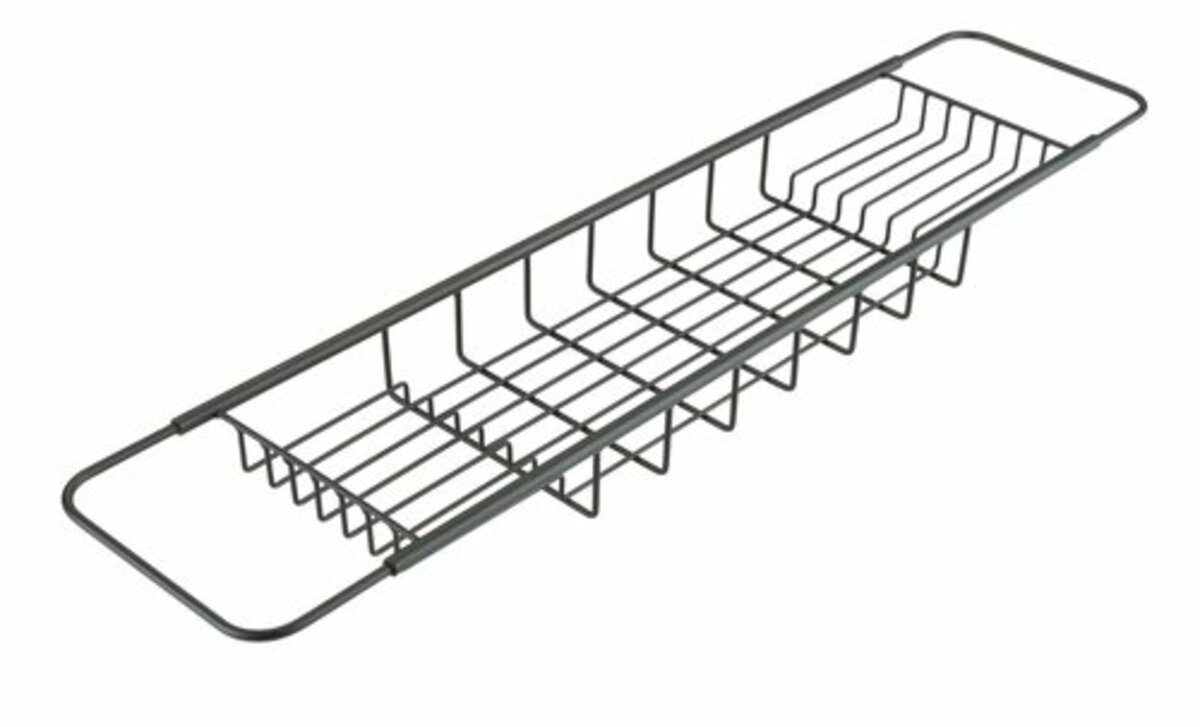 Bild 1 von Badewannenablage ILSBO mit ausziehbaren Enden schwarz