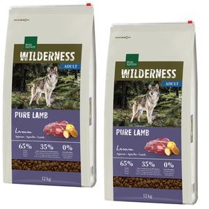 REAL NATURE WILDERNESS Adult Pure Lamb 2x12 kg