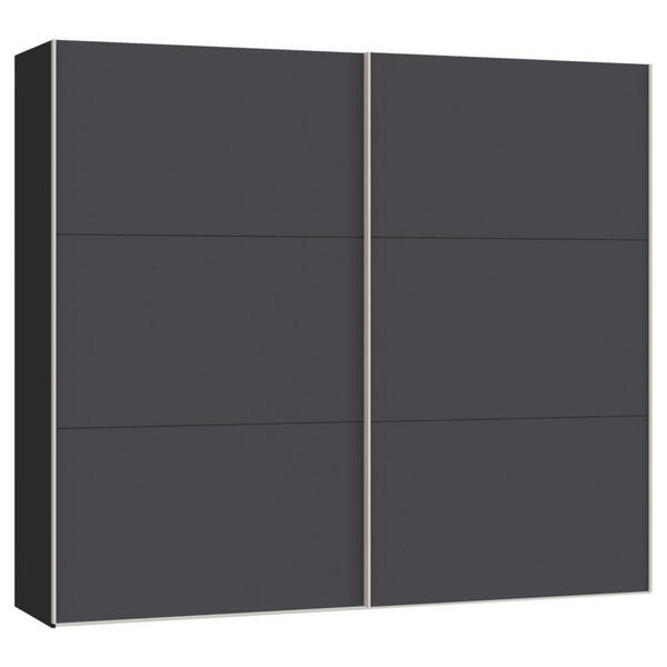 Bild 1 von Carryhome SCHWEBETÜRENSCHRANK Anthrazit, Schwarz