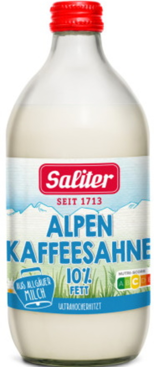 Bild 1 von Saliter Kaffeesahne 10% Fett 500G