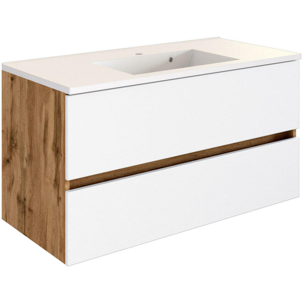 Bild 1 von Held WASCHTISCHKOMBI Weiß, Eiche Wotan