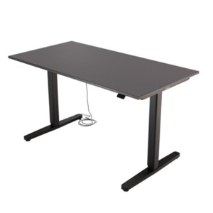Elektrisch höhenverstellbarer Schreibtisch Desk Basic, anthrazit