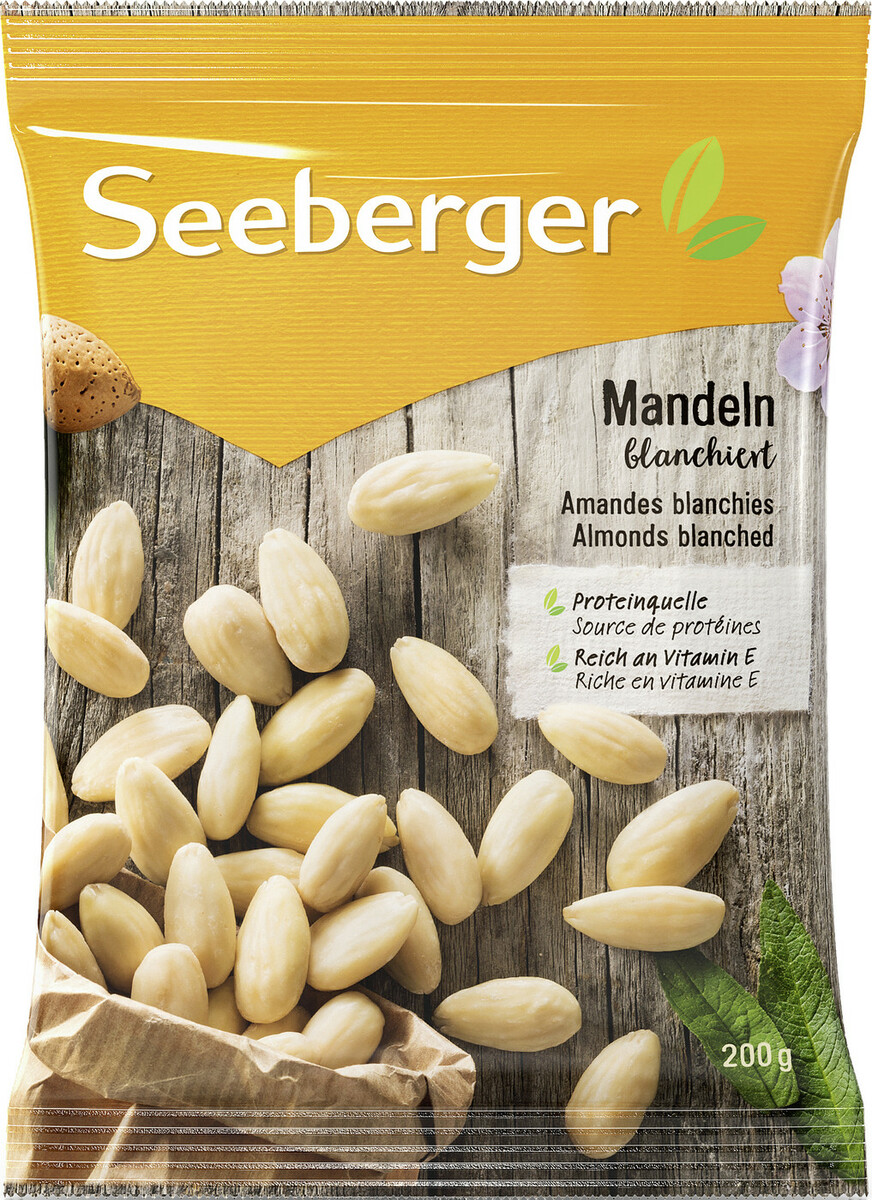 Bild 1 von Seeberger Mandeln blanchiert 200G