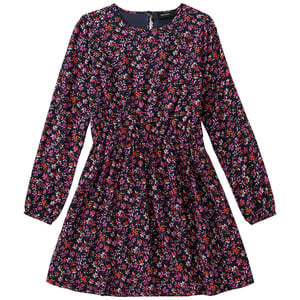 Mädchen Kleid mit Blumen-Allover