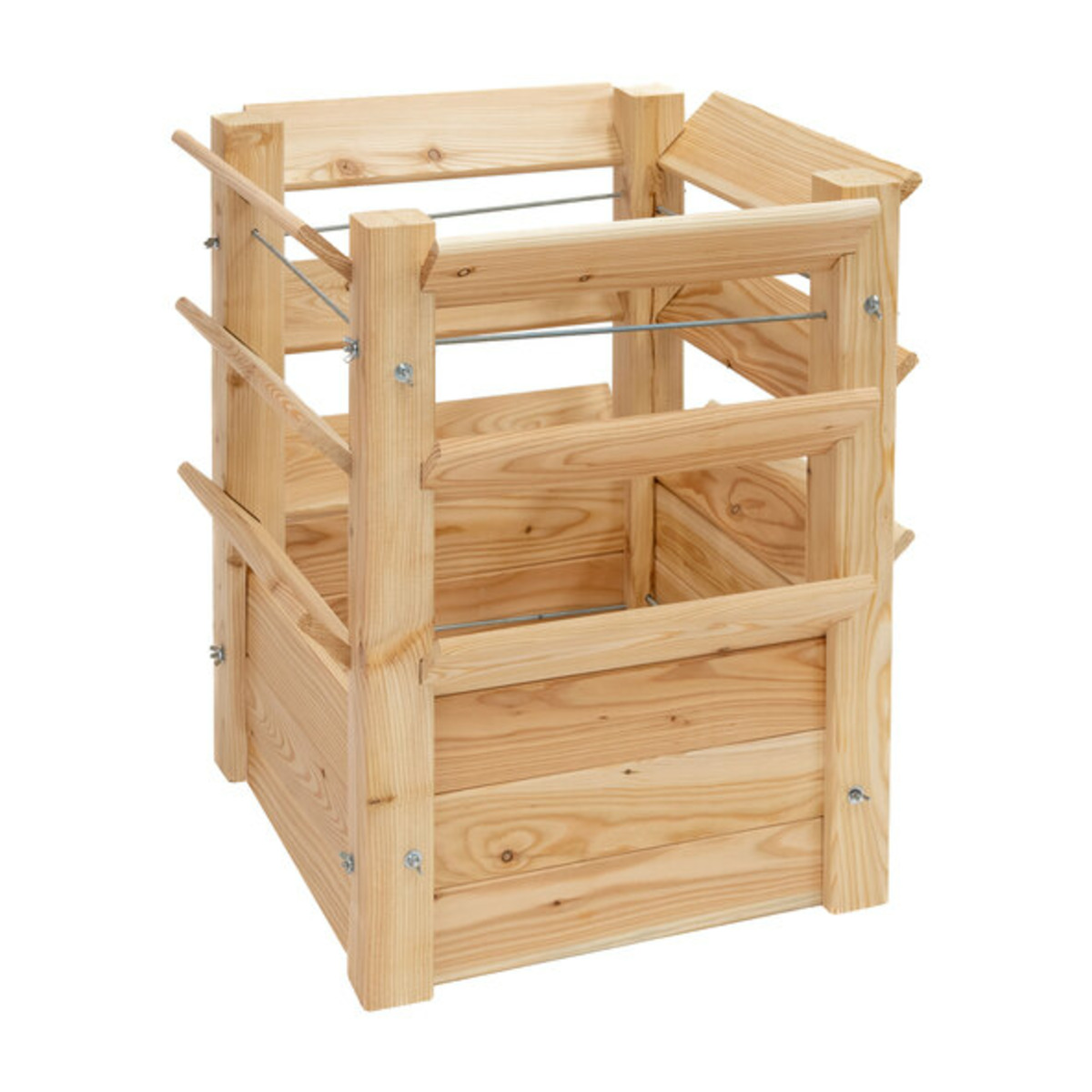 Bild 1 von Lärchenholz-Hochbeet Premium L Natur, 66 x 66 x 73 cm