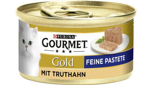 Purina GOURMET Katzennassfutter Gold Feine Pastete mit Truthahn