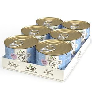 Betty's Landhausküche Kitten Huhn & Rind 6 x 200g für Katze