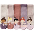 Bild 1 von 5 Paar Mädchen Socken mit Ballerina-Motiven