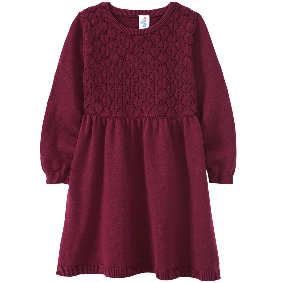 Bild 1 von Mädchen Strickkleid mit Struktur