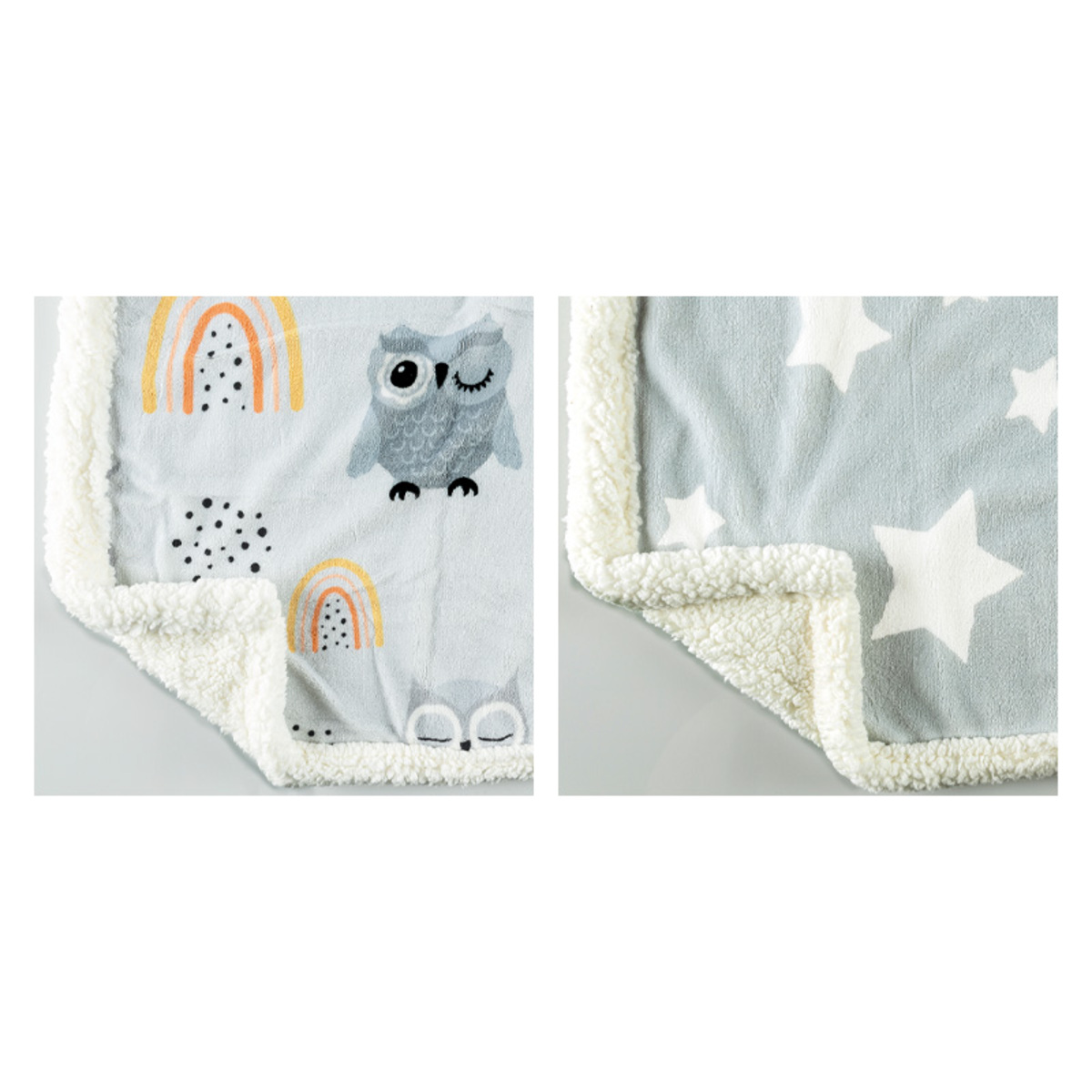 Bild 2 von Dreamtex-Junior Kinder-Coral-Sherpa-Kuscheldecke