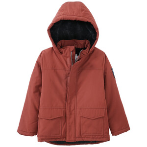 Jungen Parka mit Teddyplüsch