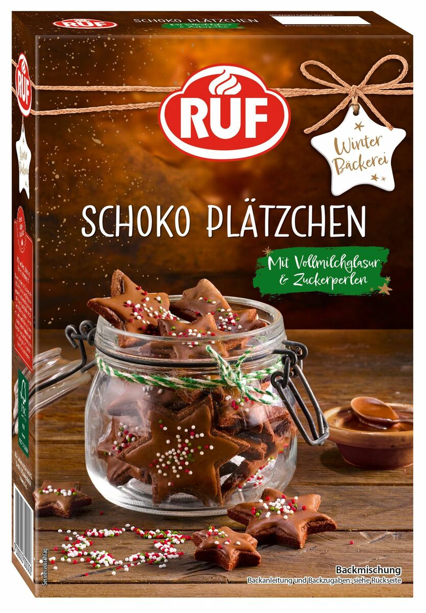 Bild 1 von RUF Backmischung Schoko Plätzchen 440 g