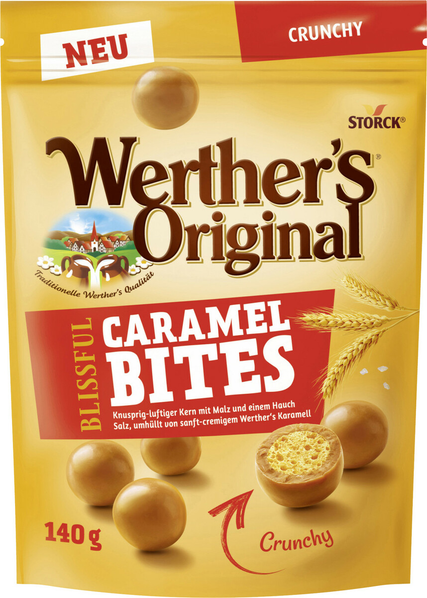 Bild 1 von Werthers Original Blissful Caramel Bites Crunchy 140G