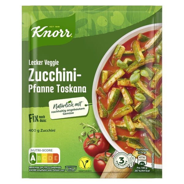 Bild 1 von Knorr Fix Lecker Veggie Zucchini-Pfanne Toskana 39G