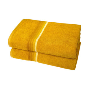 Badetuch, 2 x 1er Pack, gelb