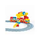 Bild 1 von Spielzeugeisenbahn-Set große Bunte Bausteine Zug 224cm Strecke 58 teilig Neu