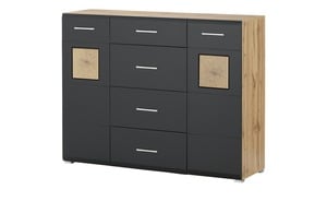 Kommode   Fun Plus schwarz Maße (cm): B: 140 H: 109 T: 40 Kommoden & Sideboards