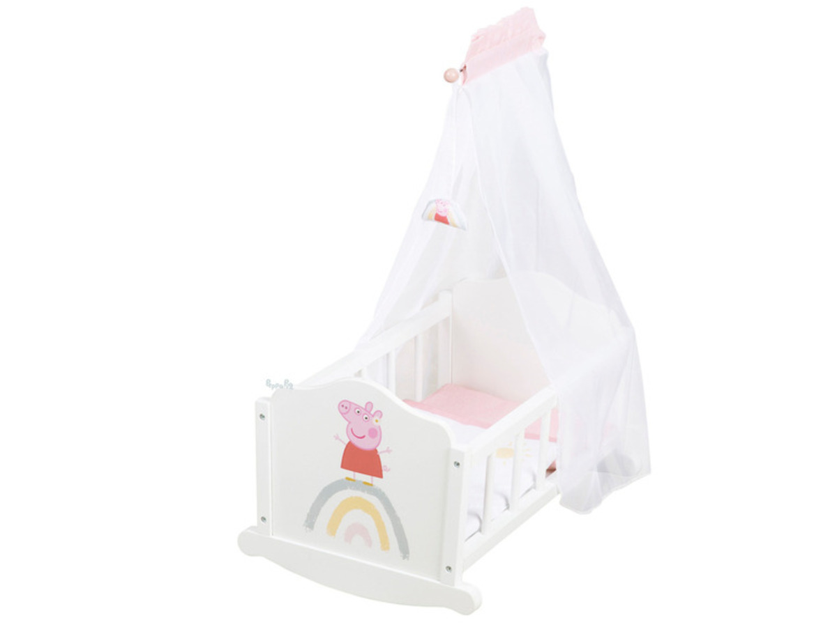 Bild 1 von roba Puppenwiege »Peppa Pig«, mit Voilehimmel