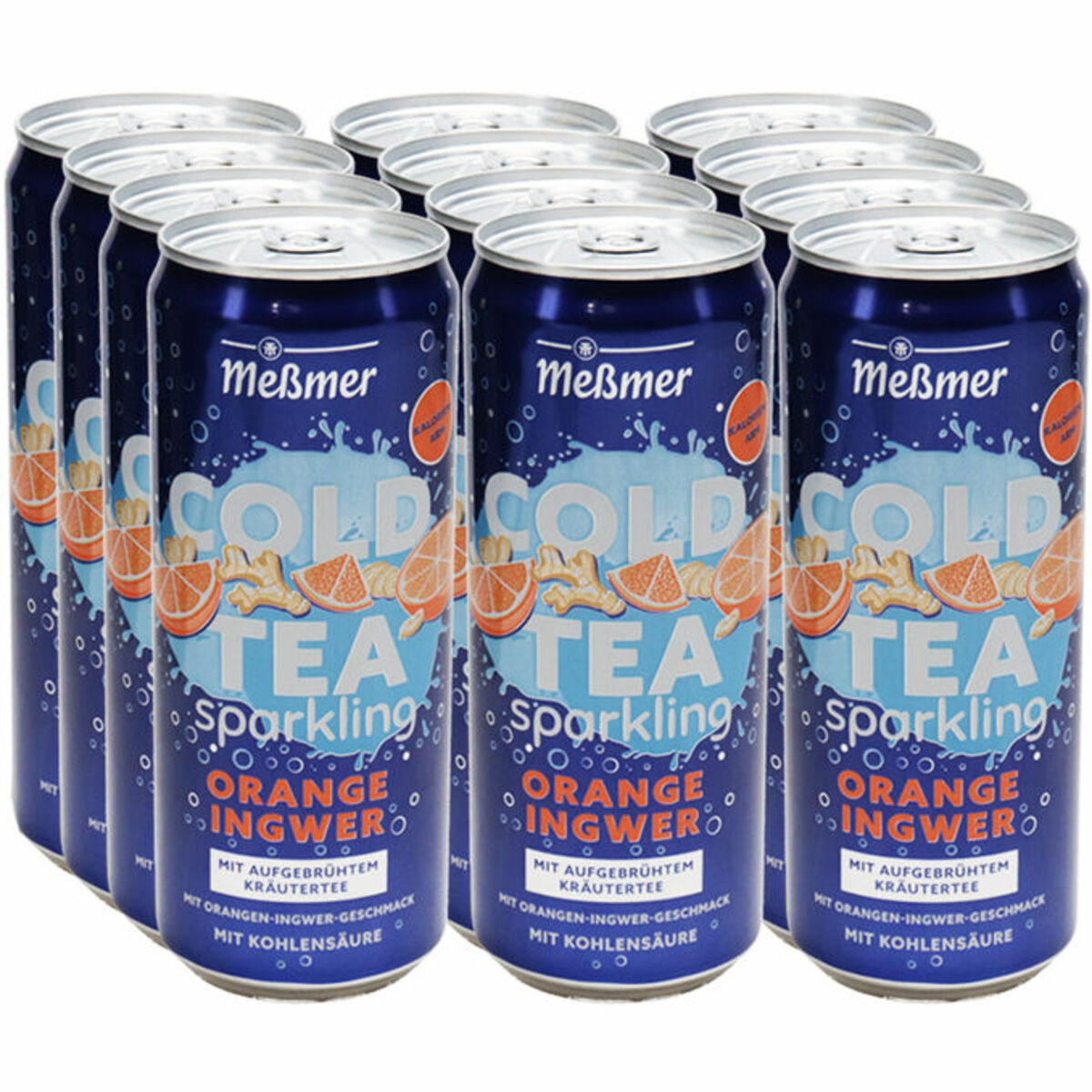 Bild 1 von Meßmer Cold Sparkling Tea Orange Ingwer, 12er Pack