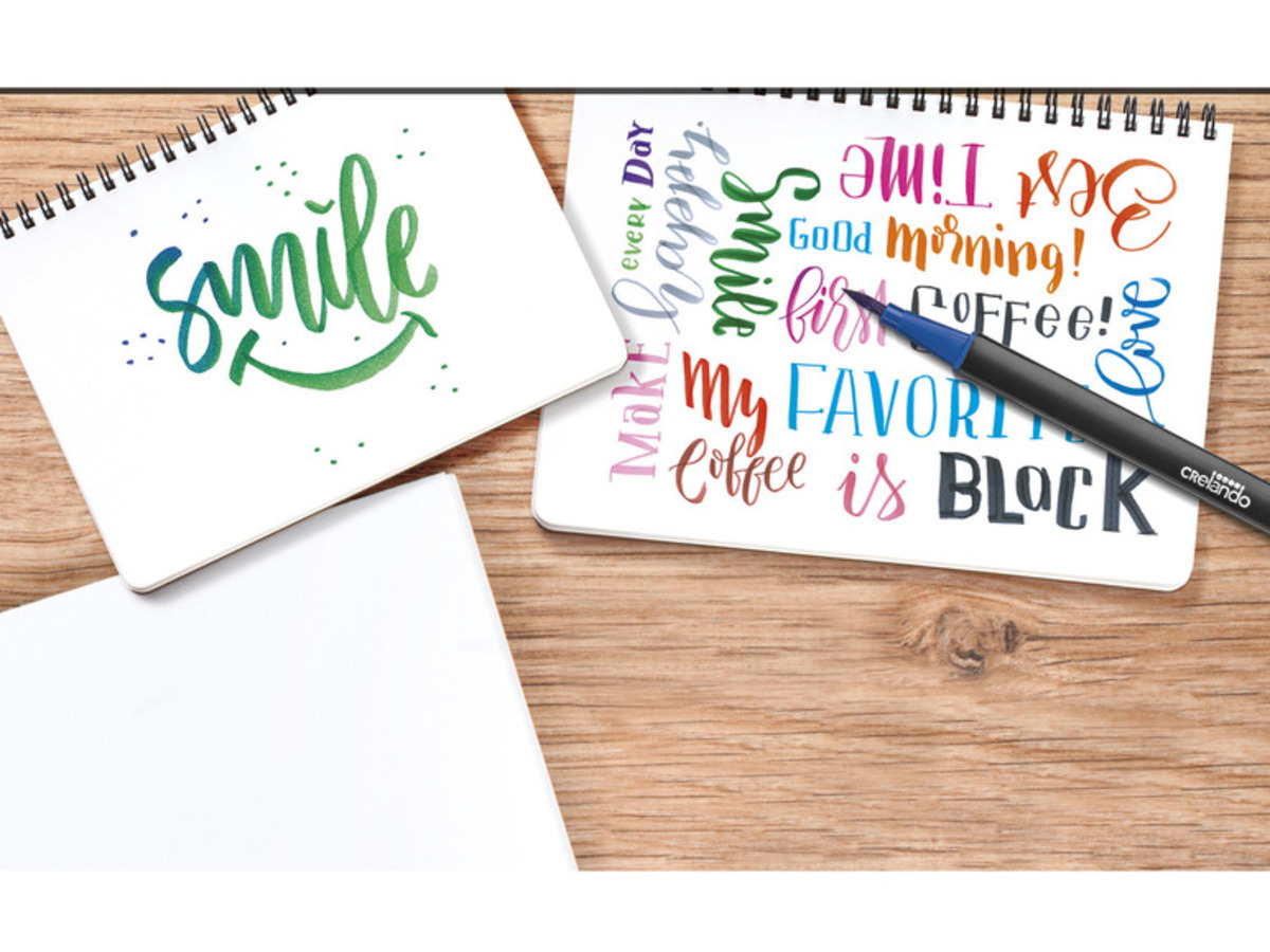 Bild 4 von crelando® Fineliner/ Brushliner, 24 Stück