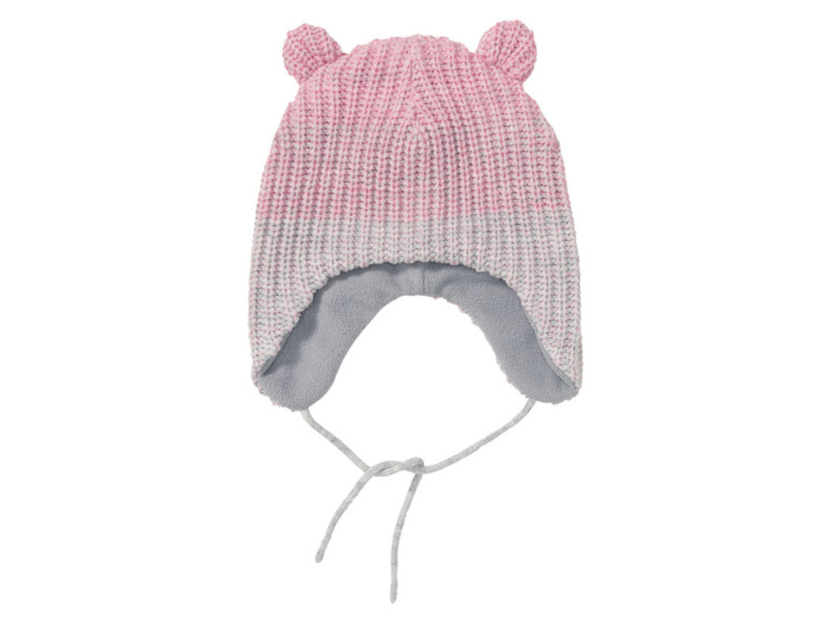 Bild 2 von lupilu® Kleinkinder Mädchen/Jungen Strickmütze, mit Fleece