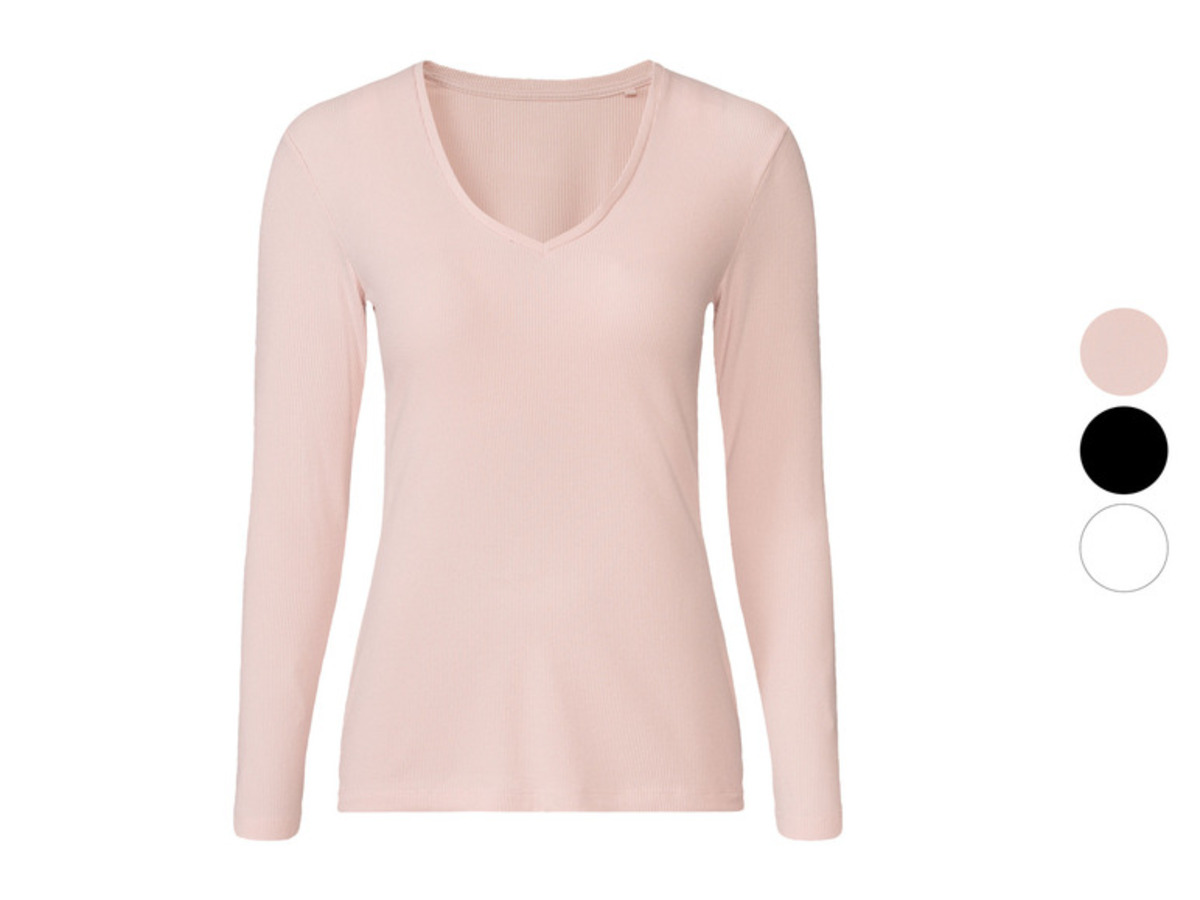 Bild 1 von esmara® Damen Langarmshirt in hochwertiger Ripp-Qualität