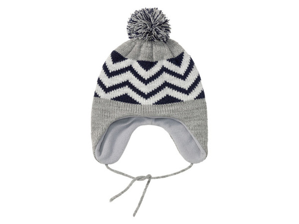 Bild 4 von lupilu® Kleinkinder Mädchen/Jungen Strickmütze, mit Fleece