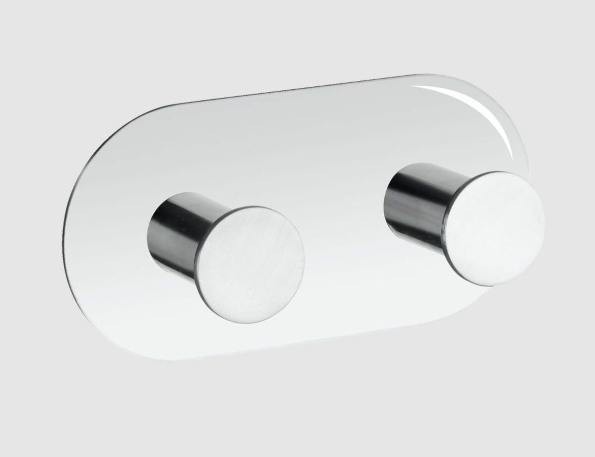 Bild 1 von WENKO Wandhaken Cona Duo Edelstahl