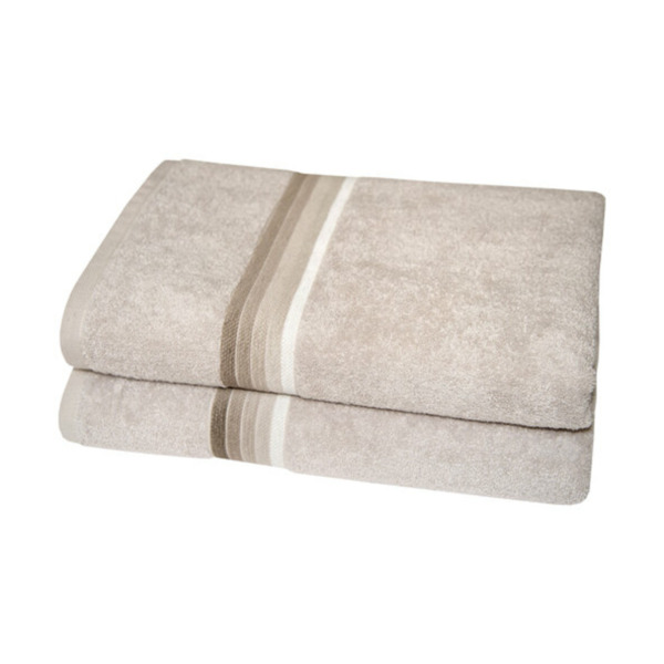 Bild 1 von Duschtuch, 2 x 1er Pack, beige