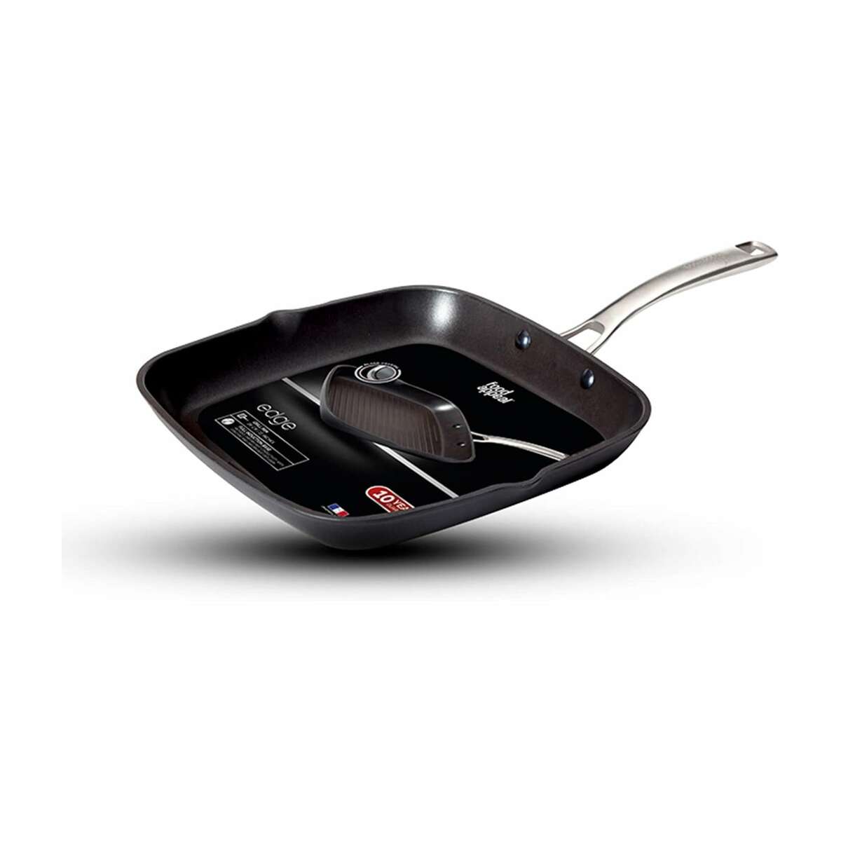 Bild 1 von food appeal Edge Bratpfanne, Kochpfanne, Induktionspfanne 28cm   Black Crystal Design   für Induktionsherd, Gasherd, Elektroherd und Keramikherd