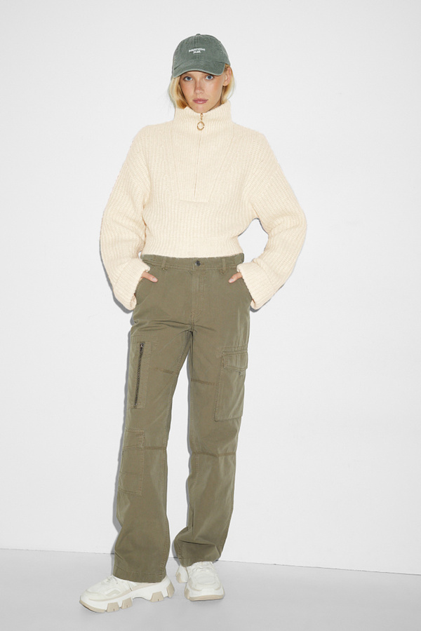 Bild 1 von C&A CLOCKHOUSE-Crop Pullover, Weiß, Größe: XS