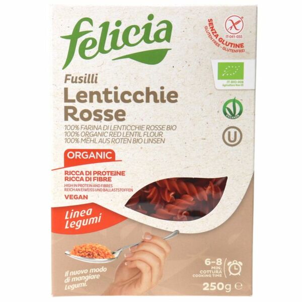 Bild 1 von Felicia BIO Rote Linsen Fusilli