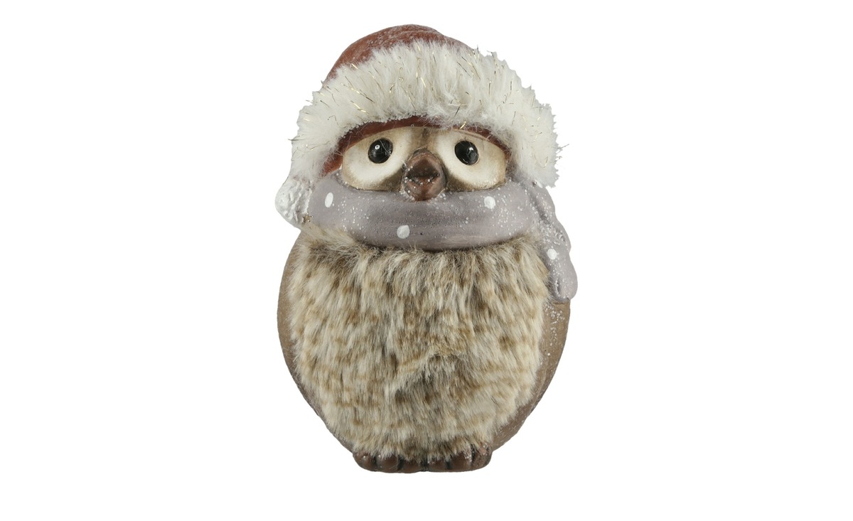 Bild 1 von Deko Figur braun Polyester, Terracotta Maße (cm): B: 8,5 H: 12,5 T: 7,5 Dekoration