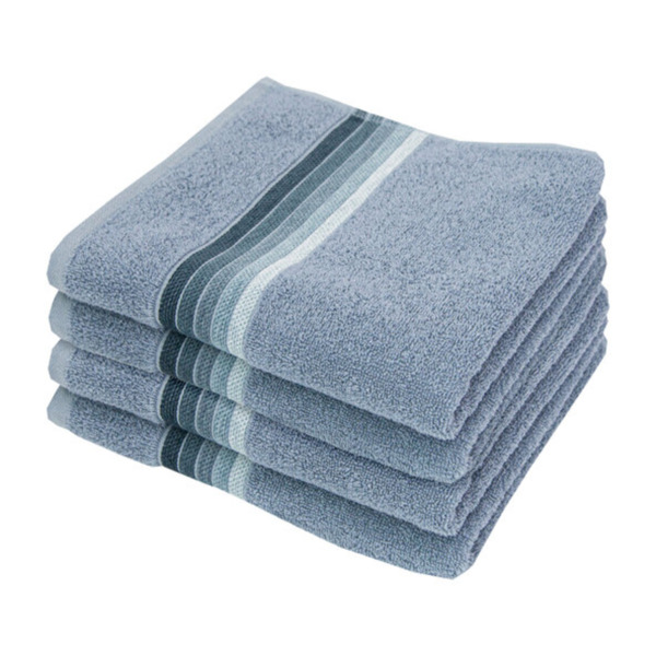 Handtuch, 2 x 2er Pack, blau im ALDI ansehen!