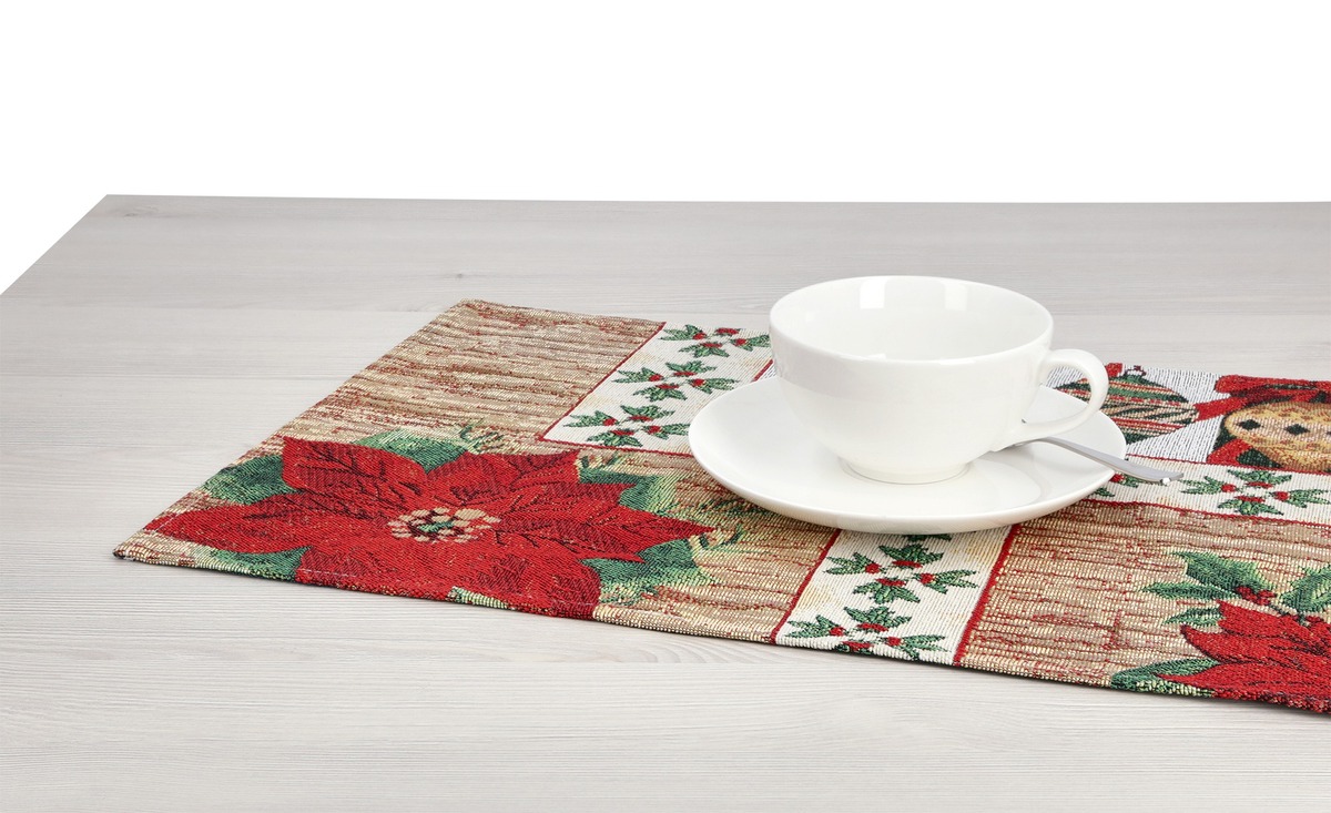 Bild 1 von como Platzset mehrfarbig Baumwollmischgewebe Maße (cm): B: 32 Heimtextilien