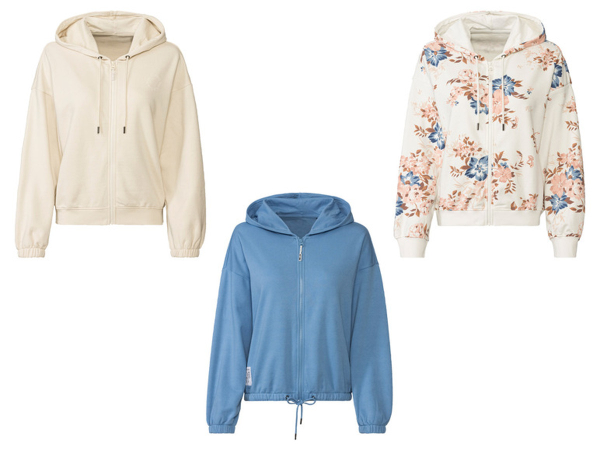 Bild 1 von esmara® Damen Sweatjacke mit Baumwolle