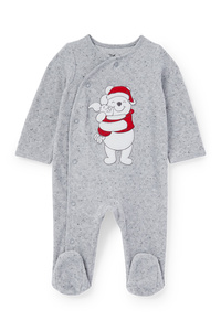 C&A Winnie Puuh-Baby-Weihnachts-Schlafanzug, Grau, Größe: 56