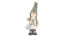 Bild 1 von Deko Figur grau Metall, Polyester, Glas , Magnesia Maße (cm): B: 24,5 H: 73 T: 16,5 Dekoration