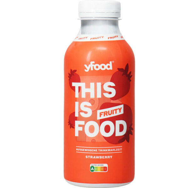 Bild 1 von yfood Proteinshake Erdbeer