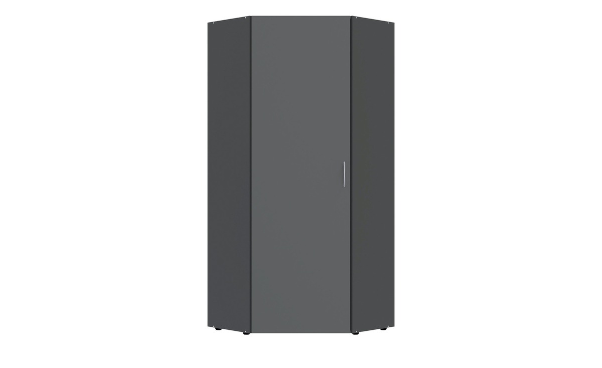 Bild 1 von Tür für Eckschranklösung  Multischrank-System grau Maße (cm): B: 95 H: 185 T: 95 Schränke