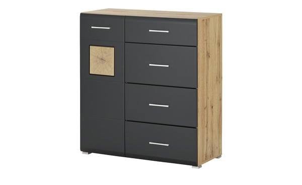 Bild 1 von Kommode   Fun Plus schwarz Maße (cm): B: 100 H: 109 T: 40 Kommoden & Sideboards