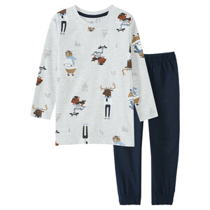 Jungen Schlafanzug mit Allover-Print