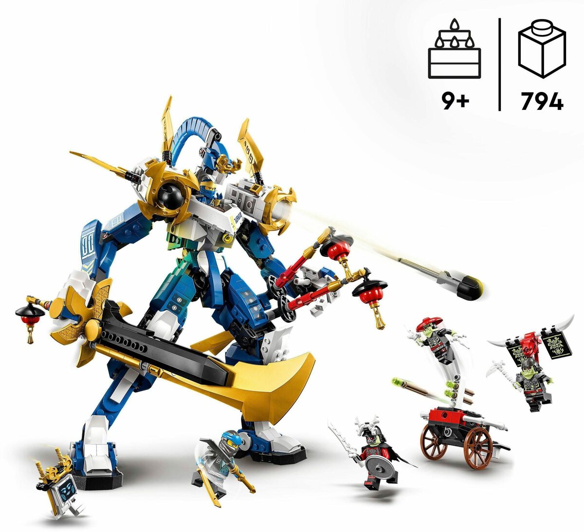 Bild 1 von LEGO® Konstruktionsspielsteine Jays Titan-Mech (71785), LEGO® NINJAGO, (794 St), Made in Europe