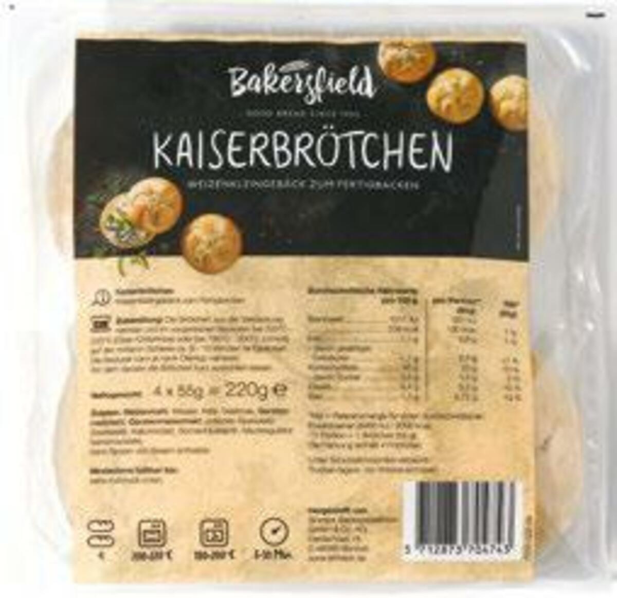 Bild 1 von Bakersfield Kaiserbrötchen