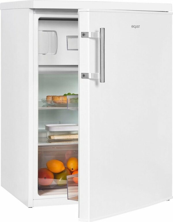 Bild 1 von exquisit Kühlschrank KS18-4-H-170E weiss, 85,0 cm hoch, 60,0 cm breit