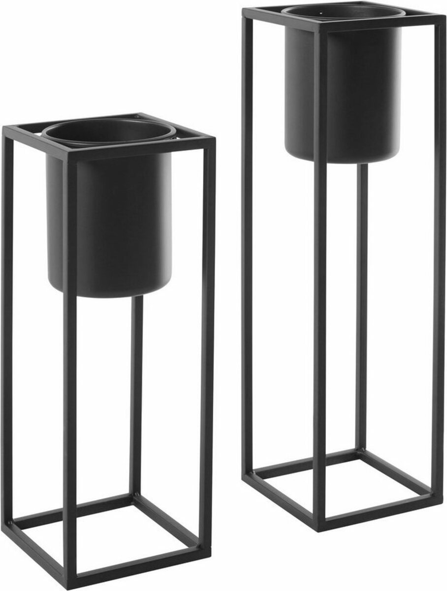 Bild 1 von COUCH Blumenständer Pflanzstation (2er-Set), COUCH Lieblingsstücke, Blumentopfständer, aus Metall