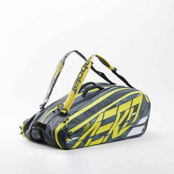 Bild 1 von Tennistasche - Babolat RH12 Pure Aero 12 Schläger grau/gelb mit Schuhfach